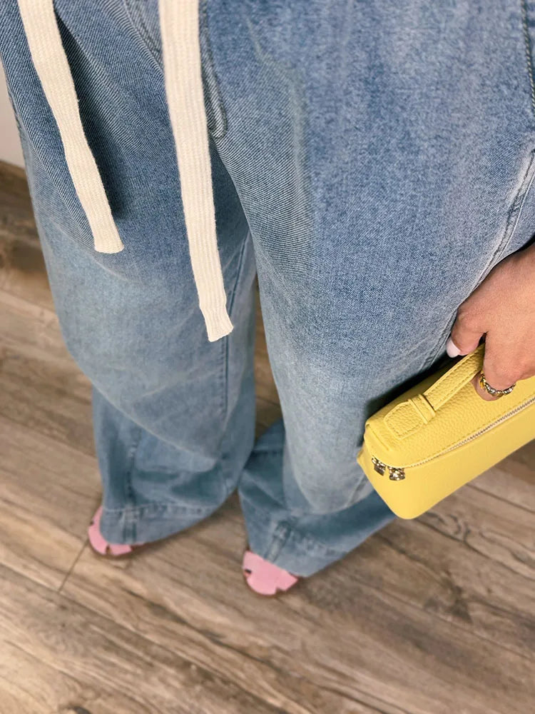 Jeans Straight High Waist