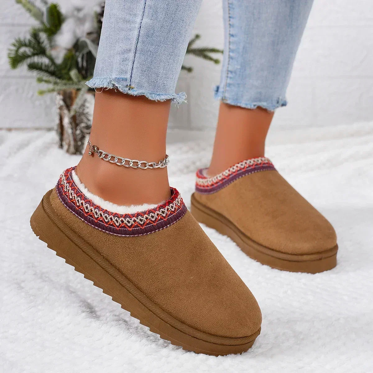 New Cashmere Warm Covered Half Mop