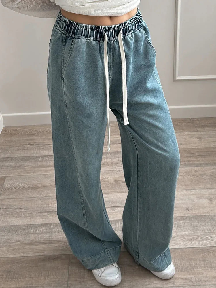 Jeans Straight High Waist